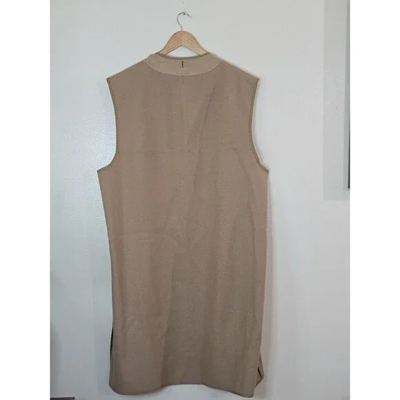 Burberrys Vintage Wool Trench Coat Liner Camel Removable Vest 100% Wool - Picture 5 of 9